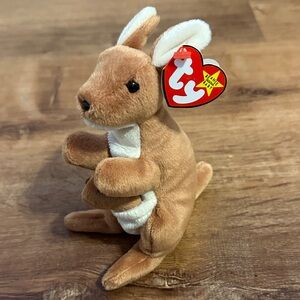 TY Brown Kangaroo POUCH Plush Toy